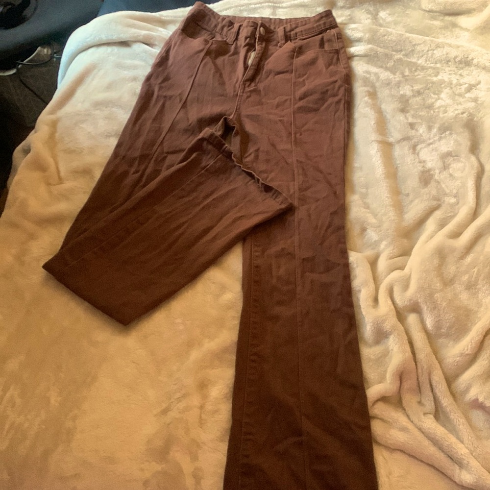 Brown bell bottoms, Size small. (4-6) ♡︎